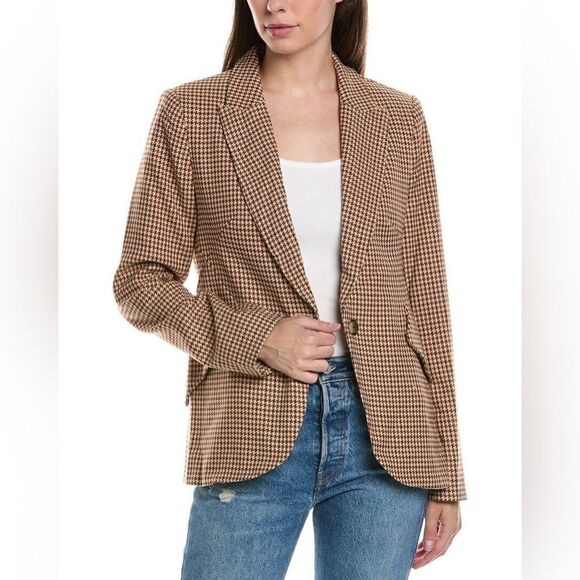 TAHARI NWT Peak Lapel neutral pattern blazer - 2 ($120) - Picture 1 of 12